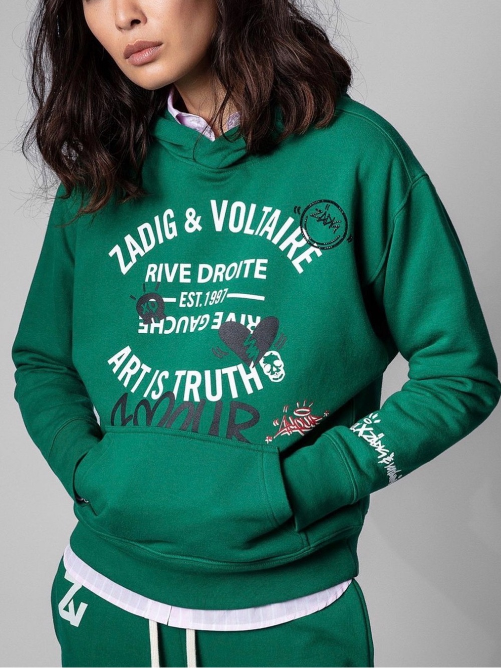 ZADIG AND VOLTAIRE Spencer Blason Hoodie, NWOT